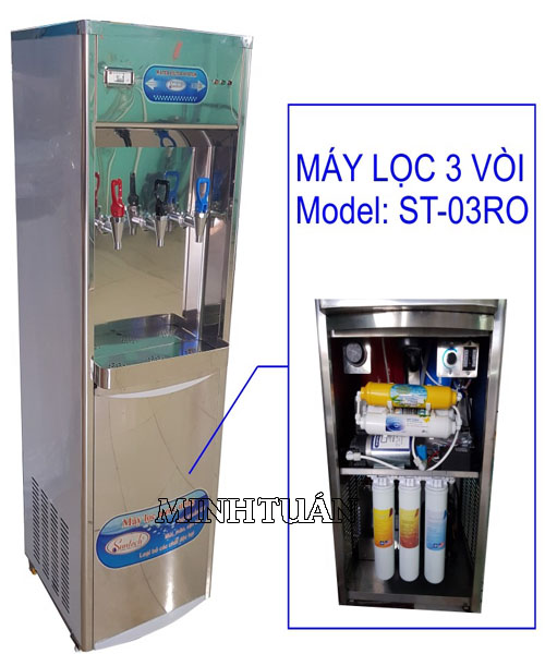 GIỚI THIỆU MÁY LỌC NƯỚC NÓNG LẠNH 3 VÒI SUNTECH